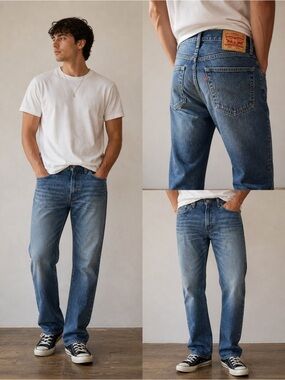 Levi’s 505 Straight Leg Jeans Men’s W32 L32 | Classic Medium Wash